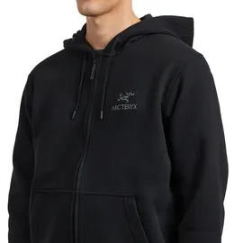 Arc'teryx Emblem Fleece Full-Zip Hoody Herren Schwarz XL