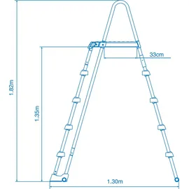 Intex Ultra XTR Frame Pool-Set rechteckig 549 x 274 x 132 cm inkl. Sandfilter