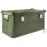 Trucky Aluminium Box mit Deckel 90 l 1-tlg. grün
