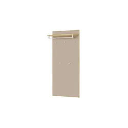 Garderobenpaneel   Tiba  , creme , Holzwerkstoff , Maße (cm): B: 83 H: 183 T: 29.0