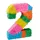Relaxdays Zahl 2 Piñata bunt