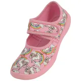 Beck Mädchen Rainbow Niedrige Hausschuhe, Pink, 33 EU