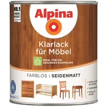 Alpina Weißlack für Möbel und Türen weiß seidenmatt 0,3 l