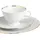 CreaTable Maria Theresia Kaffeeservice 18-tlg. goldfarben/weiß