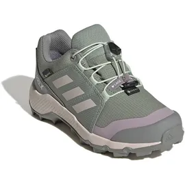 Adidas Terrex Goretex Kinderswander Schuhe - Silver Green / Linen Green / Preloved Fig - EU 31