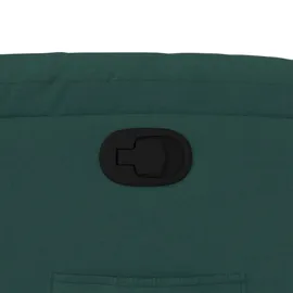 vidaXL Relaxsessel mit Aufstehhilfe Stoff 94,5 x 100 x 0 cm Dunkelgrün mit Rollen