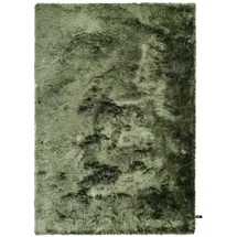 benuta Nest Hochflorteppich Grün, Textil, Beton Optik, Rechteckig, 140x200 cm wasserabweisend, Teppiche - Böden, Teppiche, Hochflorteppiche - Shaggys