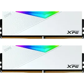 XPG DIMM 64 GB DDR5-6000 (2x 32 GB) Dual-Kit, Arbeitsspeicher - weiß, AX5U6000C3032G-DCLARWH, Lancer RGB, INTEL XMP