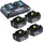 Makita Power Source Kit 18 V Li-Ion 4 x 4,0 Ah + DC18RD Doppel Schnellladegerät
