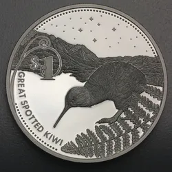 Silbermünze 1oz Kiwi 2007 (Neuseeland)