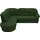 DOMO collection Eckcouch Polyester L-Form 2-Sitzer Grün