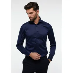Langarmhemd »SLIM FIT«, NON IRON (bügelfrei), Gr. 44 - Normalgrößen, dunkelblau, , 15946924-44 Normalgrößen