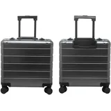 ALUMAXX Gravity 4 Rollen Pilotentrolley 44 cm Laptopfach grau