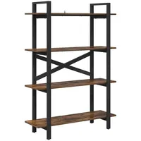 VidaXL Bücherregal 100 x 33,5 x 140 cm Braun