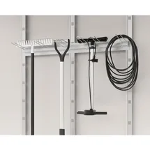 Hörmann Gerätehalter 96 x 24 x 0,15 cm Silber