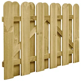 vidaXL Gartentor 100 x 75 cm Grün/Braun Holz