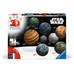 Ravensburger Puzzle -  3D Puzzle 11577 - Puzzle-Ball Planeten der Star Wars Galaxie - erste Trilogie