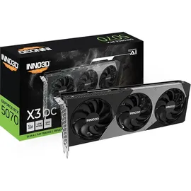 Inno3D GeForce RTX 5070 X3 OC 12GB GDDR7, HDMI, 3x DP (N50703-12D7X-195064L)