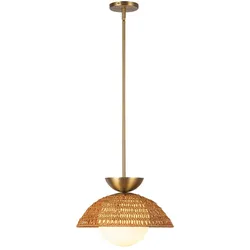 Alora Mood Perth 1 lt Pendelleuchte - Gebürstetes Gold - ALM-PERTH-P-GD