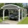 SKANHOLZ Franken Einzelcarport 3,76 x 9,69 m weiß inkl. Pfostenanker