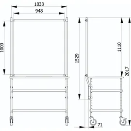 Fechtel Fetra fetra Anbausatz Infektionsschutzrahmen 5962 für Modelle 5862 bis 5868