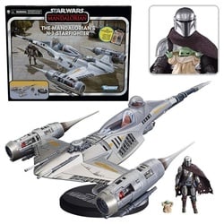 Hasbro Actionfigur Star Wars Vintage Coll. Mandalorian’s N-1 Starfighter & Actionfiguren