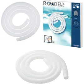 BESTWAY Flowclear Universal Poolschlauch weiß 300 cm