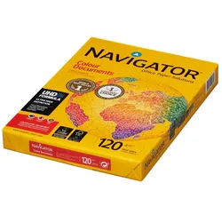 NAVIGATOR Farblaserpapier Colour Documents / 250 Blatt // 120g/qm // hochweiß, satiniert