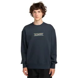 Sweatshirt ELEMENT "Olympics", Herren, Gr. XS, blau (blau nights), [Hauptstoff] 50% Baumwolle, 30% Baumwolle, 20% Polyester, Sweatshirts