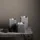 Star Trading LED Kerze Flamme Cem 16,5 cm grau