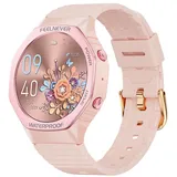 Smartwatch für Damen (kabelloser Anruf-/Nachrichtenalarm), 3,35 cm große Casual-Smartwatch für iPhone/Android, über 100 Sportmodi, Sportuhr - Rosa