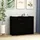 vidaXL Sideboard Schwarz 88x30x70 cm Holzwerkstoff