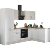 BASIC by Balculina Winkelküche Turin L-Form 270 cm weiß