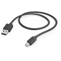 Hama Ladekabel USB-A/Micro-USB 1m Schwarz