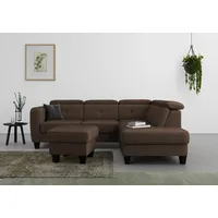 sit&more Stauraumhocker Belluci 58 x 48 x 58 cm Braun