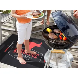 Primaflor Grillunterlage 90 x 120 cm rutschfest schwarz