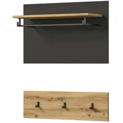 Garderobenpaneel  Canu , holzfarben , Holzwerkstoff