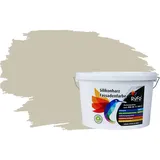 RyFo Colors Silikonharz Fassadenfarbe Lotuseffekt Trend Lichtgrau 10l - bunte Fassadenfarbe, weitere Grau Farbtöne und Größen erhältlich, Deckkraft Klasse 1