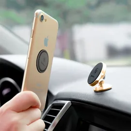 Baseus Magnet phone holder Iron Suit kit Schwarz/Silber