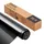 Vevor Vinylfolie Wärmeübertragung Transferfolie (304,8 x 7260 mm), glänzend schwarze Bügelvinylrolle, kompatibel mit Schneidemaschinen, für verschiedene Materialien T-Shirts Kissen Hüte