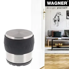 Wagner Bodentürstopper Schwarz 70 x 70 mm