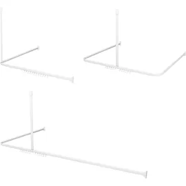 Sealskin Duschvorhangschienen-Set Easy-Roll Weiß