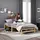 Homestyle4u Holzbett 100 x 200 cm Braun