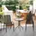 Outsunny Bistroset 3-tlg. Schwarz