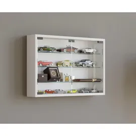VCM Hängevitrine Mandosa M 60 x 40 x 10 cm Weiß