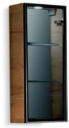 Pelipal Vitrinen-Wandschrank Universelle/Balto Holzoptik Riviera Eiche
