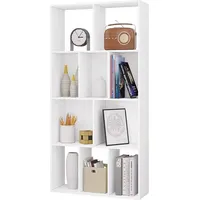 Woltu Bücherregal 60 x 20 x 120 cm Weiß