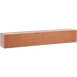 Wandmontierter TV-Schrank GLADSTONE Rot