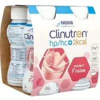 Clinutren Boisson HP HC+ Saveur Fraise 800 ml