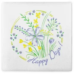 Airlaid Serviette Happy Days 40 x 40 cm, 50 Stück - Mank - Frühling Sommer Floral